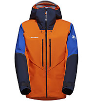 Mammut Nordwand Adv. HS Hooded M - giacca hardshell - uomo, Orange/Blue