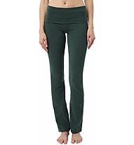 Mandala Classic Rolldown Gots W - pantaloni fitness - donna, Dark Green