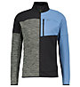 Meru Busselton Mock Neck Fz M - Fleecepullover - Herren, Light Blue/Grey/Black