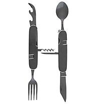 Meru Folding Cutlery - set posate da viaggio, Steel