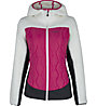 Meru Frasertown - giacca ibrida con cappuccio - donna, White/Pink