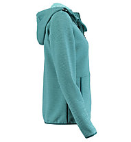 Meru Kalamata - giacca in pile con cappuccio - donna, Light Blue