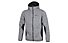 Meru New Wool Look Man Jacket Giacca con cappuccio trekking, Grey Melange