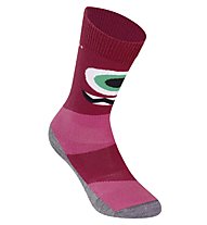 Meru Ski Kids 2Pack - calze da sci, Grey/Pink