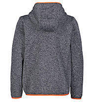 Meru Taunton Jr - felpa in pile - ragazzo, Grey/Orange