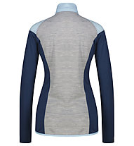 Meru Vordingborg W - Fleecepullover - Damen, Grey/Blue/Azure