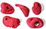 Metolius Klettergriffe Mini Jugs 5 Pack, All-American (Red)