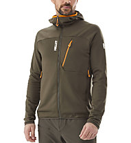 Millet Seneca Fleece Hoodie M - Fleecejacke - Herren, Dark Green/Orange