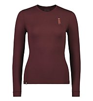 Mons Royale Cascade Merino Flex 200 - maglietta tecnica - donna, Dark Red