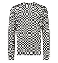 Mons Royale Cascade Merino Flex 200 - maglietta tecnica - uomo, Black/White
