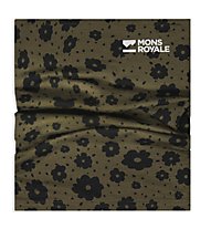 Mons Royale Daily Dose Merino Flex - scaldacollo, Dark Green/Black