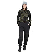 Mons Royale Icon Relaxed LS - maglia manica lunga - donna, Dark Green/Black