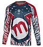 Mottolino Clothing Downhill Jersey - MTB- Radtrikot - Herren, White/Blue/Red