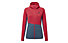 Mountain Equipment Durian Hooded W - felpa in pile - donna, Red/Blue