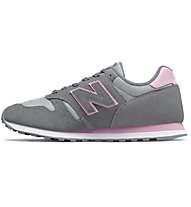 New Balance 373 Suede Textile - Sneaker - Damen, Light Grey/Rose