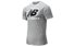 New Balance Essentials Stacked Logo T - t-shirt fitness - uomo, Grey