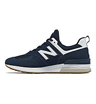 New Balance M574S Suede Mesh - sneakers - uomo, Blue