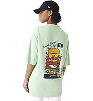 New Era Cap Burger -T-Shirt , Light Green