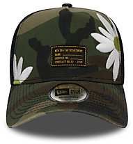 New Era Cap Military Flower - Truckercap, Green/White