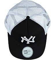 New Era Cap MLB Clean Trucker cappellino, Black/Optic White