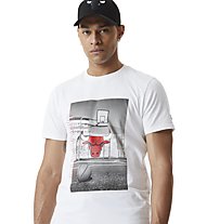 New Era Cap NBA Photographic T Chicago Bulls - T-shirt - uomo, White/Black/Red