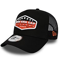 New Era Cap Patch Trucker - cappellino, Black/Red