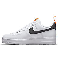 Nike Air Force 1 - Sneakers - Herren, White/Black/Orange