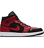 Nike Air Jordan 1 Mid - sneakers - ragazzo, Red/Black