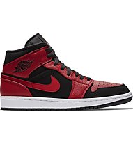 Nike Air Jordan 1 Mid - sneakers - ragazzo, Red/Black