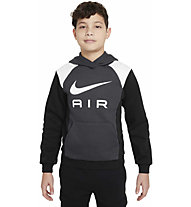 Nike Air Jr - Kapuzenpullover - Kinder, Grey/Black/White