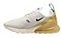 Nike Air Max 270 - Sneaker - Damen, White/Gold