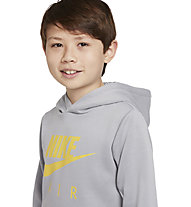 Nike Air Pullover - felpa con cappuccio - bambino, Grey