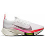 Nike Air Zoom Tempo Next% - Neutrallaufschuh - Damen, White/Pink