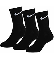 Nike Basic Pack Crew - calzini lunghi - bambino, Black