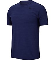 Nike Breathe Training Top - T-shirt fitness - uomo, Blue