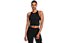 Nike Color-Block Stripe - top fitness - donna, Black