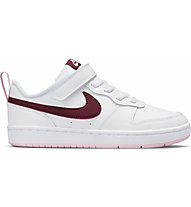 Nike Court Borough Low 2 - sneakers - bambina, White/Pink