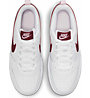Nike Court Borough Low 2 - sneakers - ragazza, White/Dark Red
