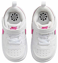 Nike Court Borough Low Recraft Jr - Sneakers - Kinder, WHITE/LASER FUCHSIA