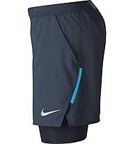 Nike Distance 2-in-1 Running - Laufhose Kurz - Herren, Blue