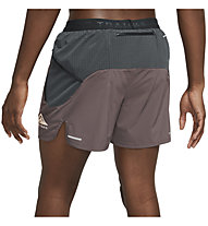 Nike Dri-FIT 5" Brief-Lined - pantaloni corti trail running - uomo, Purple/Grey