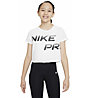 Nike Dri-FIT Cotton Sport Essential Jr - T-shirt - bambina, White