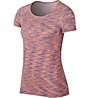 Nike Dri-FIT Knit W - Runningshirt - Damen, Blue/Pink