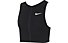 Nike Dri-Fit Mesh Running Tank - top running - donna, Black