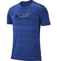 Nike Dri-FIT Miler Flash Running - maglia running - uomo, Light Blue