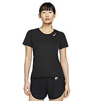 Nike Dri-FIT Race - maglia running - donna, Black