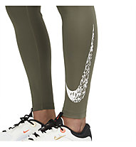 Nike Dri-FIT Swoosh Run - pantaloni lunghi running - donna, Green