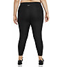 Nike Dri-FIT Swoosh Run 7/8 - pantaloni running - donna, Black