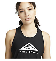 Nike Dri-FIT Trail W - top trail running - donna, Black