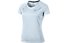 Nike Dry Miler - T-shirt running - donna, Glacier Blue